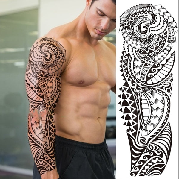 Full-Arm Temporary Tattoos: Unique and Eye-Catching