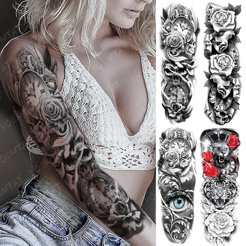 Full-Sleeve Tattoos: No Commitment, Maximum Impact