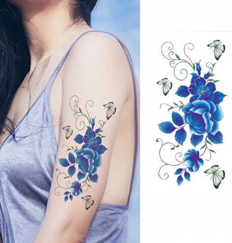 Beautiful Flower Tattoos: Peony, Rose, and Plum