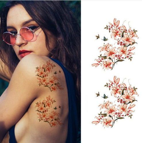 Beautiful Flower Tattoos: Peony, Rose, and Plum