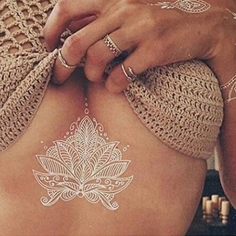 Elegant Lace Temporary Tattoos: Add a Touch of Sophistication