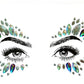 Rhinestone Face Tattoos: Glam Up Your Look