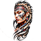 Tribal Temporary Tattoo: A Touch of Wildness